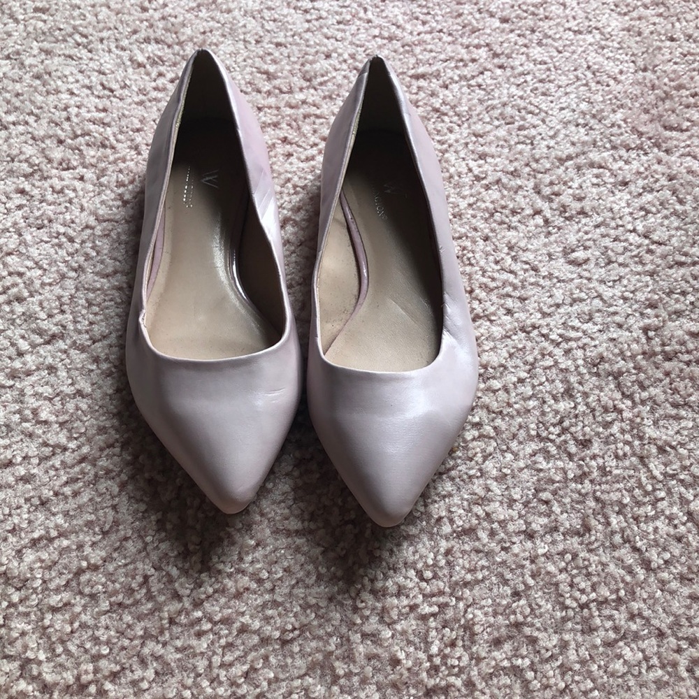 Worth from pink pointed toe flats